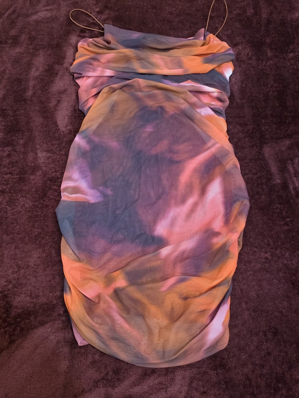 FASHION NOVA MADDIE RUCHED MINI DRESS - Picture 2 of 6